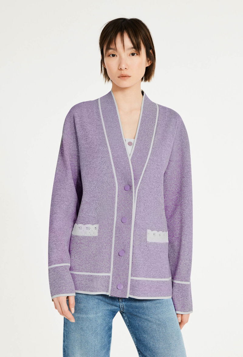 Two-Tone Cardigan