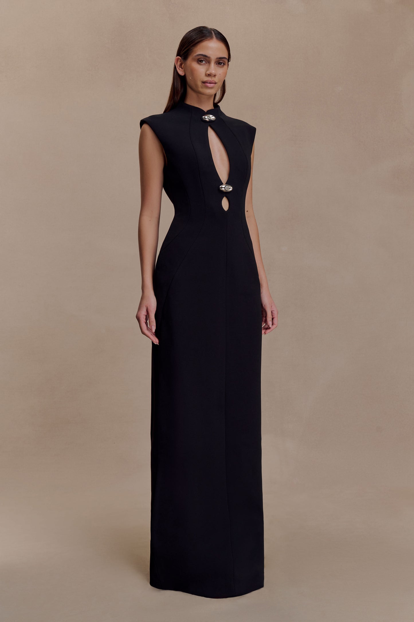 Michelle cut out maxi dress