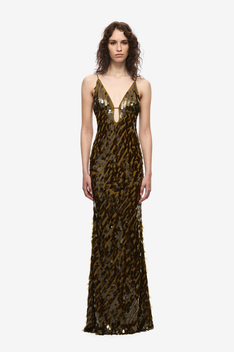 THE SAPPHIRE SEQUIN DRESS
